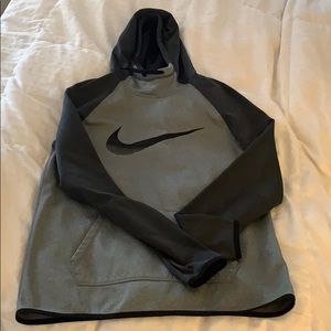 Nike women’s hoodie grey color block size medium